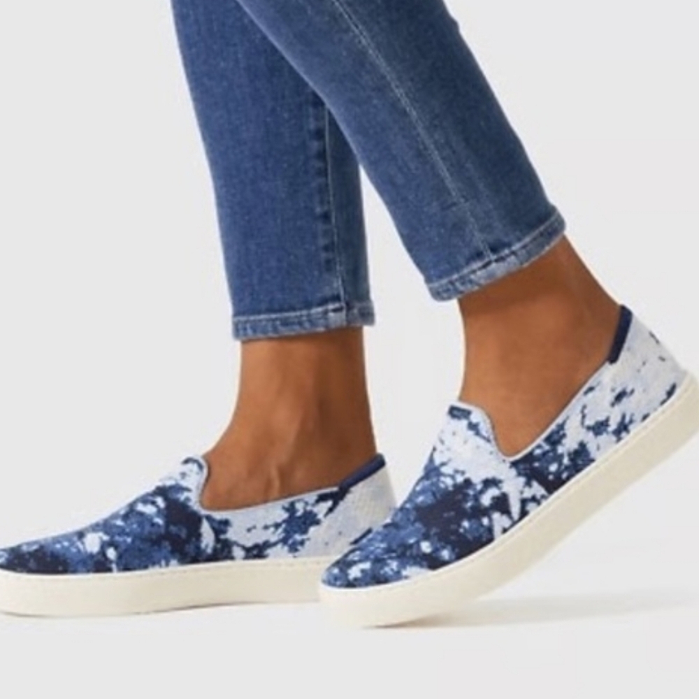 Rothy's The Butcher Daughter Shibori Sneakers Slip On Sustainable Size 7